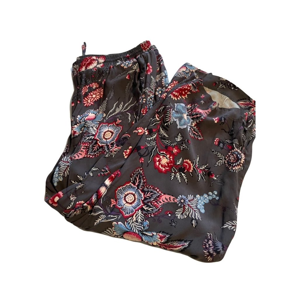 Loft Plus patterned wide leg pants 20